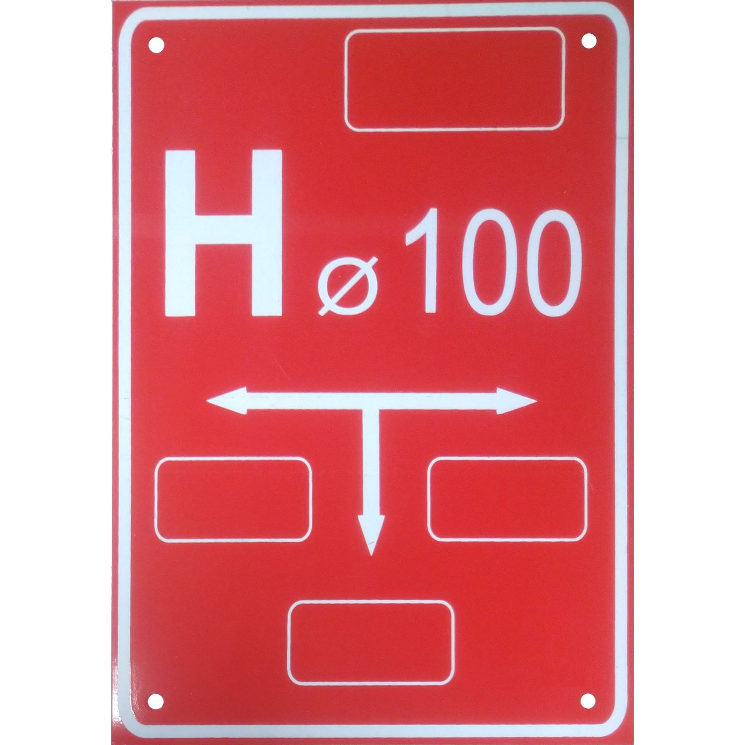 Placuță de marcare pentru Hidrant-100, NS